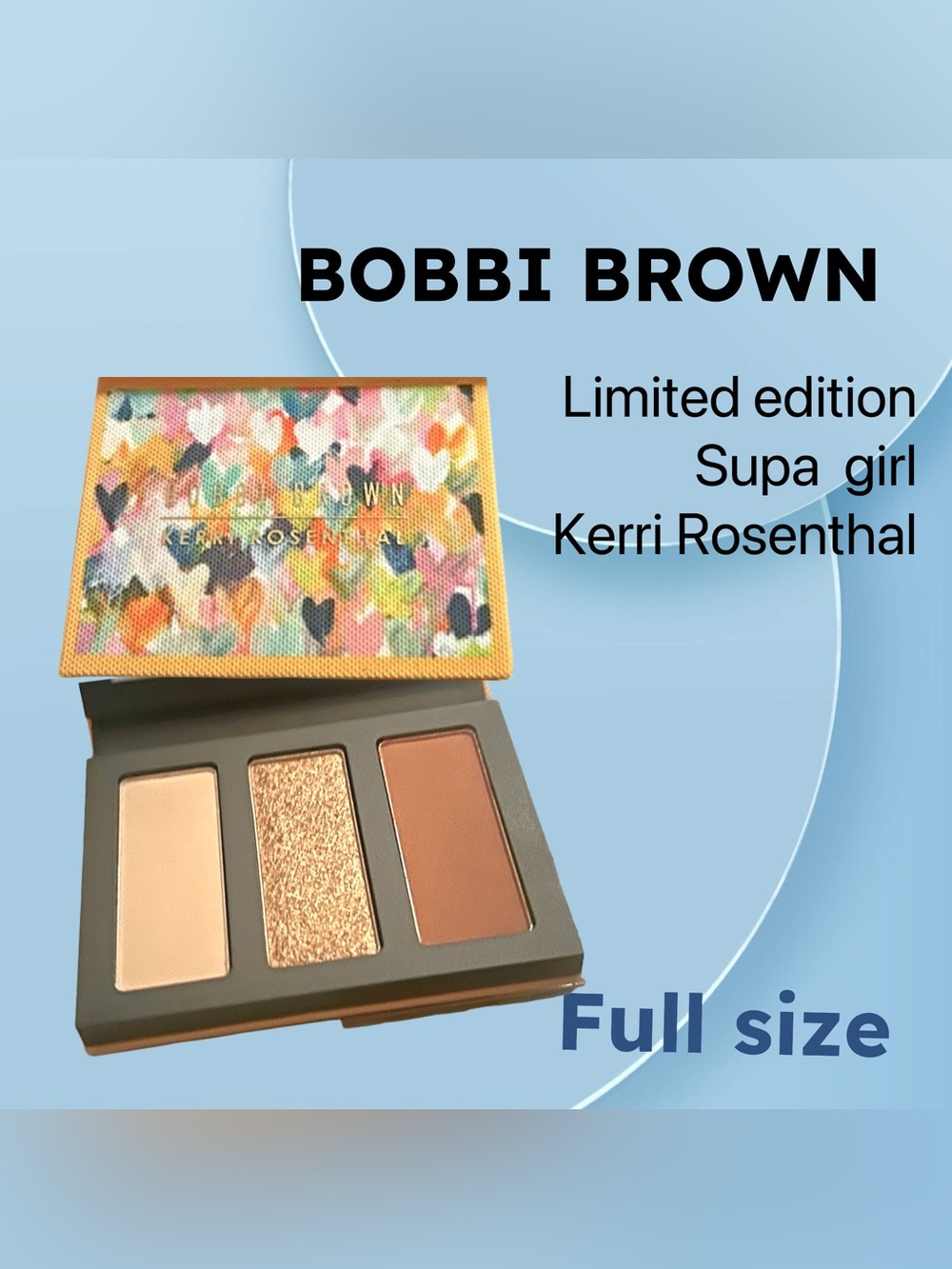 ⚡️🆕📦NIB BOBBI BROWN x Kerri Rosenthal Day to Night Supa Girl Eye Shadow Trio*